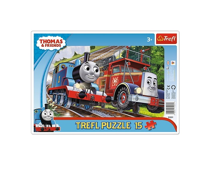 Puzzle w ramce 15el. Lokomotywa Tomek
