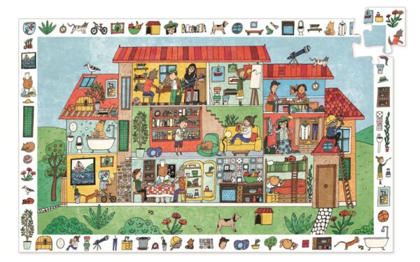 puzzle obserwacyjne dom