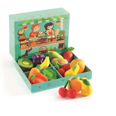 Warzywa i owoce Djeco 12szt