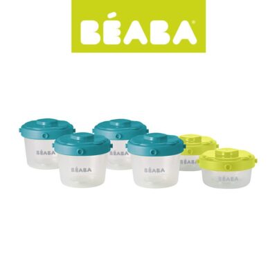 Zestaw słoiczków Clip 6 szt. 60 ml i 120 ml | Beaba
