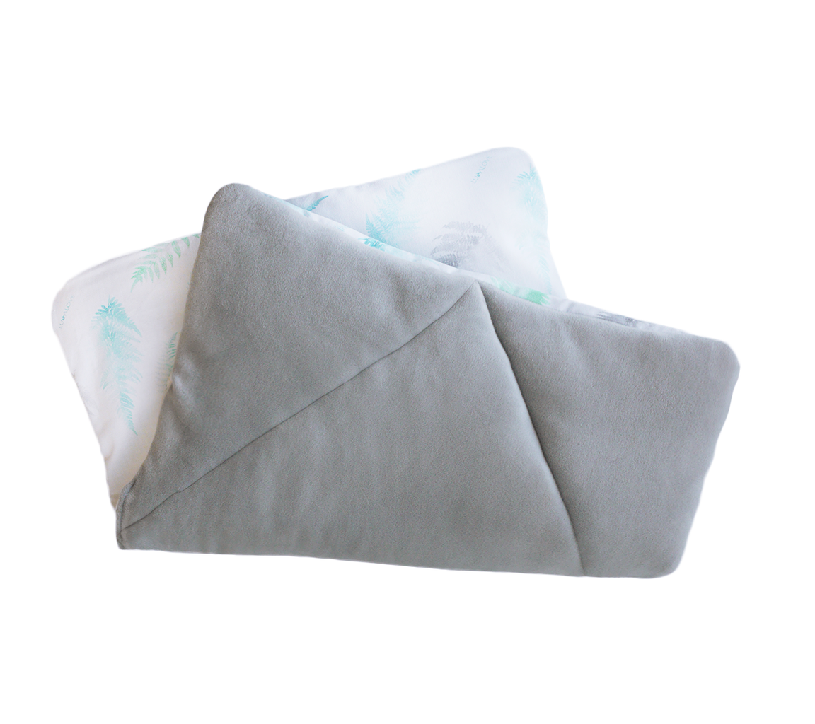 Poduszka niemowlaka i starszaka - paprocie mięta | Lullalove