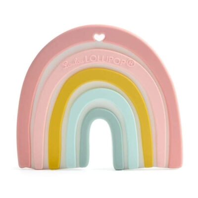Gryzak silikonowy Pastel Rainbow | Loulou Lollipop