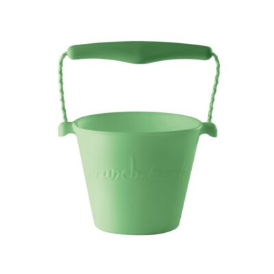 Składane wiaderko do wody i piasku Scrunch Bucket – Pastelowy Zielony