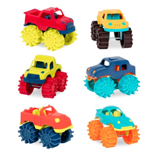 Thunder Monster – Monster Trucks – zestaw 6 Monster Trucków | B.Toys