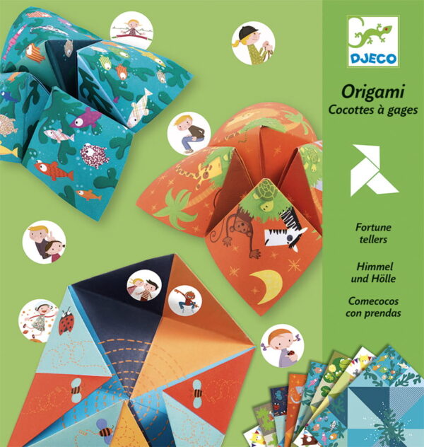 Zestaw kreatywny Origami Przepowiednia - zwierzęta | Djeco