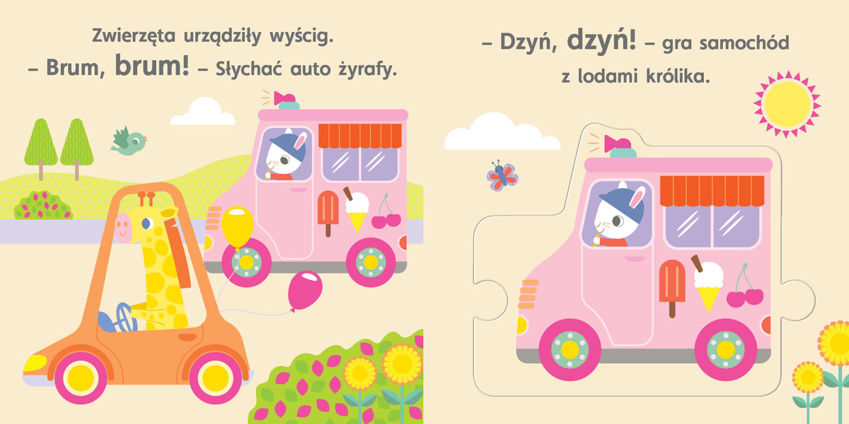 Auta. Czytanki-układanki - obrazek 2