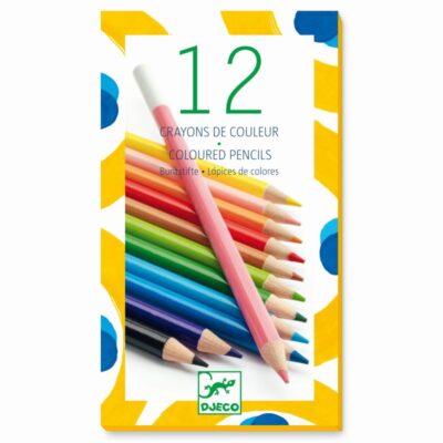 Kredki ołówkowe 12 kolorów | Djeco