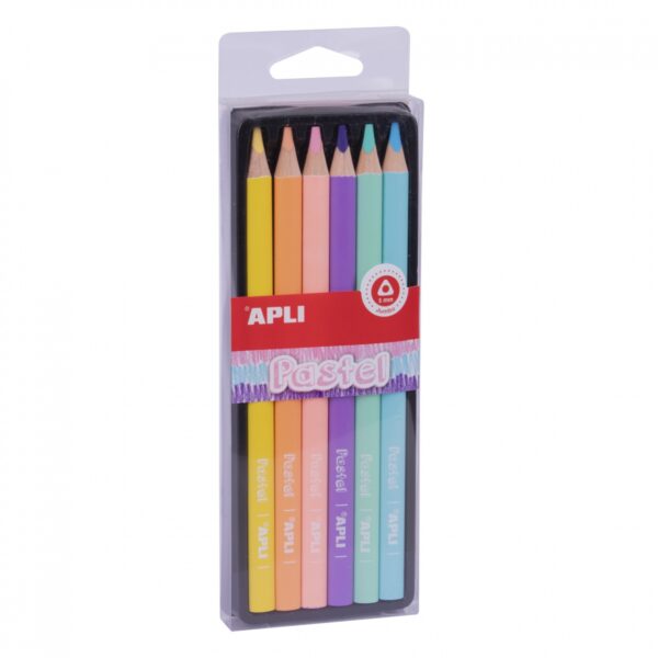 Kredki ołówkowe Jumbo Pastel | Apli Kids
