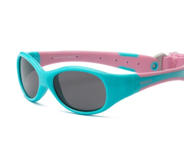 Okulary przeciwsłoneczne Explorer Aqua and Pink 0-1 | Real Shades Kids