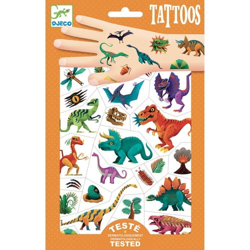 Tatuaże Dinozaury | Djeco