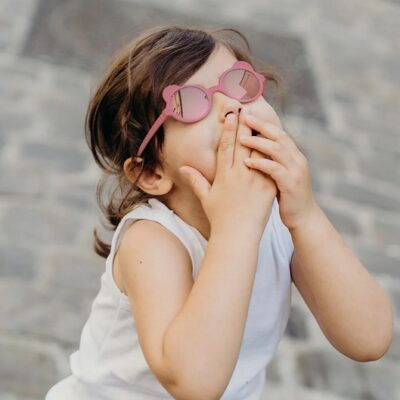 Okulary przeciwsłoneczne OURS'ON 1-2 lata Antik Pink | Kietla
