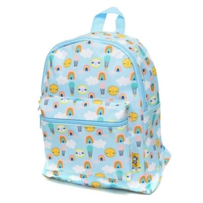 Plecak dla Przedszkolaka HOT AIR BALOONS BLUE | Petit Monkey