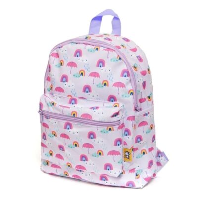 Plecak dla Przedszkolaka RAINY DAYS LILAC | Petit Monkey