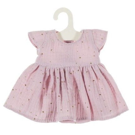 Sukienka muślinowa Zgaszony róż 38 |