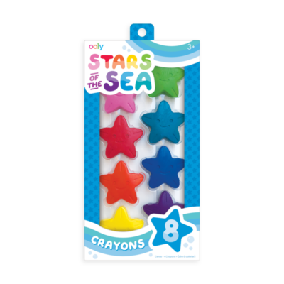 Kredki dla maluszka gwiazdy oceanu 8szt | Ooly