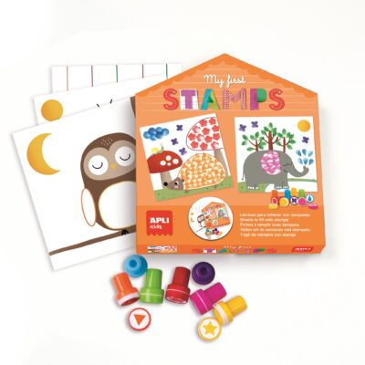 Zestaw artystyczny - moje pierwsze stempelki | Apli Kids