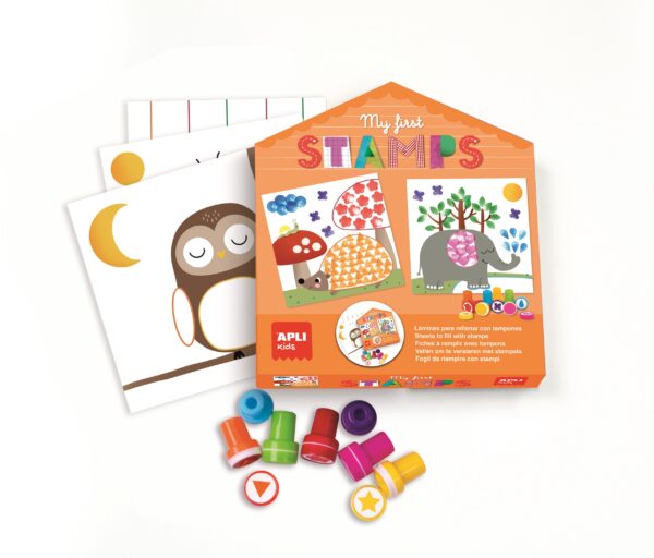 Zestaw artystyczny - moje pierwsze stempelki | Apli Kids