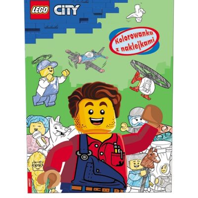 Lego city Kolorowanka z naklejkami