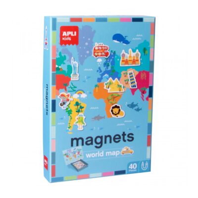Magnetyczna układanka Mapa Świata | Apli Kids