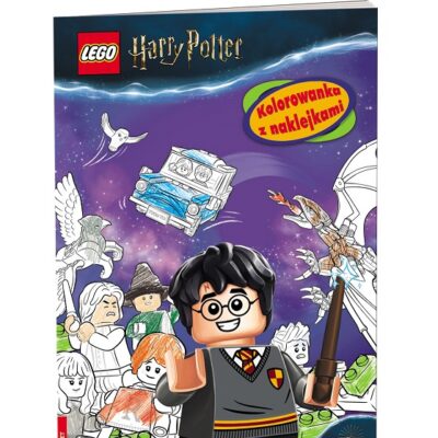Kolorowanka z naklejkami Harry Potter Lego