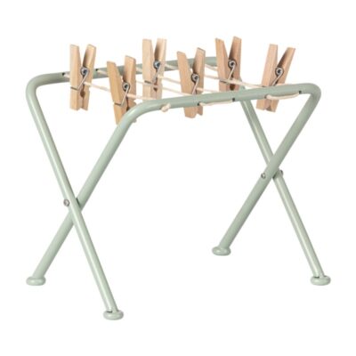 Akcesoria dla lalek - Drying rack w. pegs | Maileg