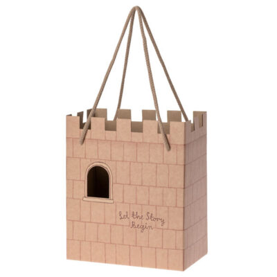Torebka - Paper bag, Castle: Let the story begin - Rose | Maileg