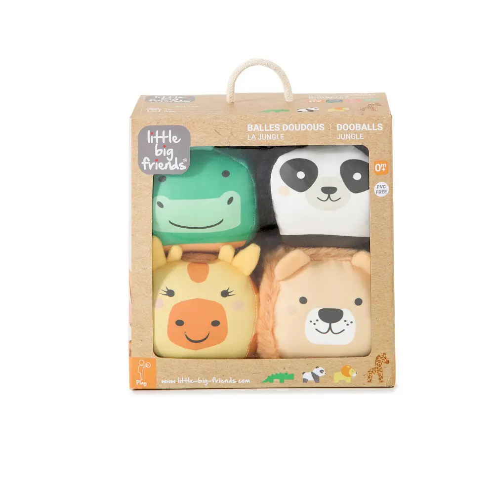 Piłeczki sensoryczne Doobals 4szt Dżungla | Little Big Friends - obrazek 3