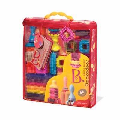 Bristle Block Stackadoos – klocki jeżyki w torbie | B.Toys