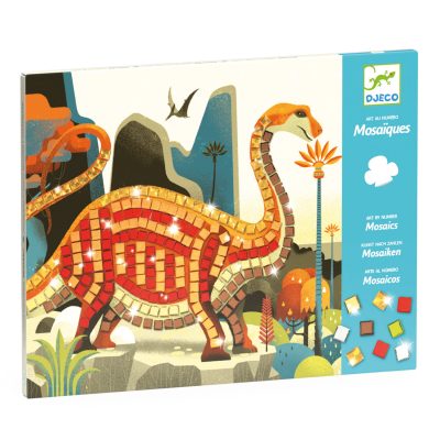 Zestaw kreatywny - mozaiki dinozaury | Djeco