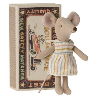 Myszka Big sister mouse in matchbox | Maileg