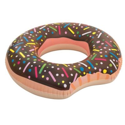 Koło do pływania Donut 107 cm brązowe | Bestway