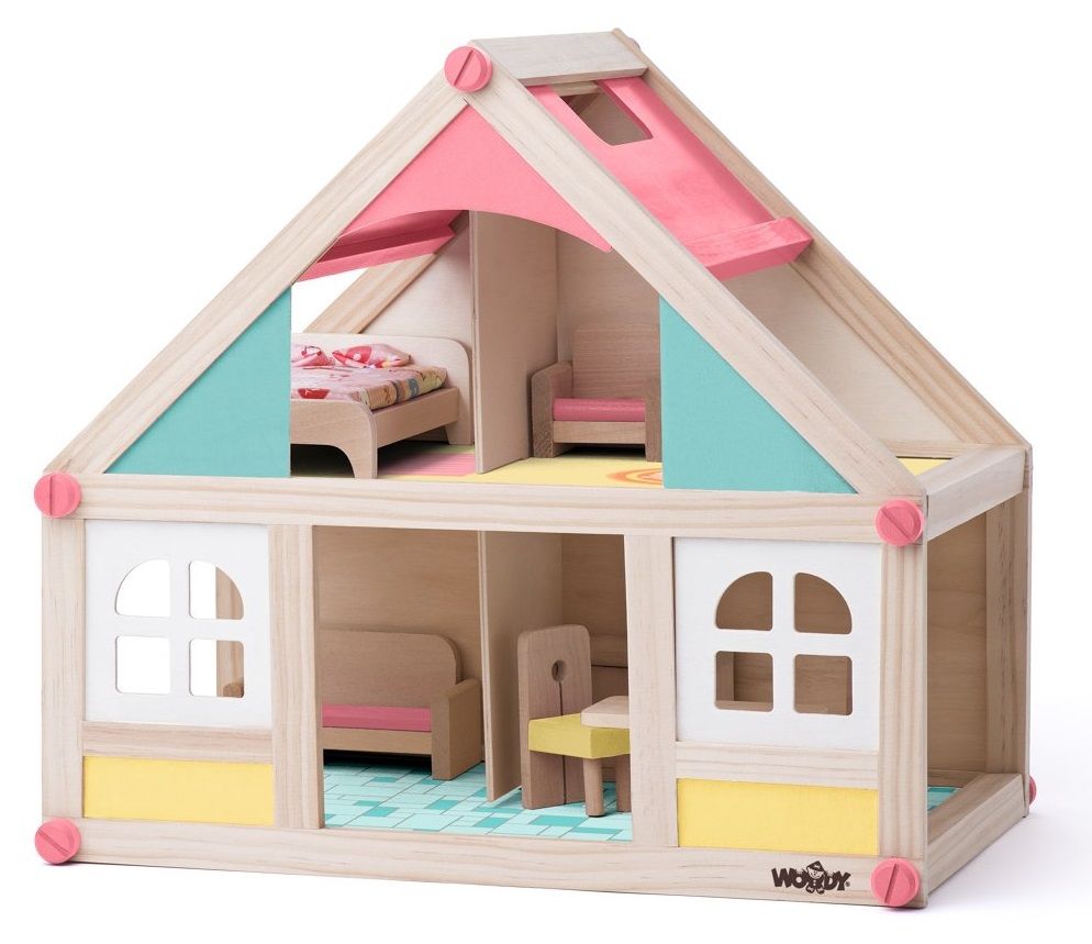 Domek dla lalek Pastelowy | Woody