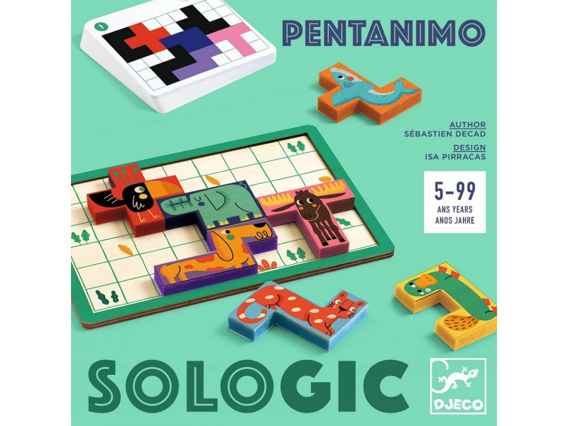 PENTANIMO gra logiczna układanka Sologic |Djeco