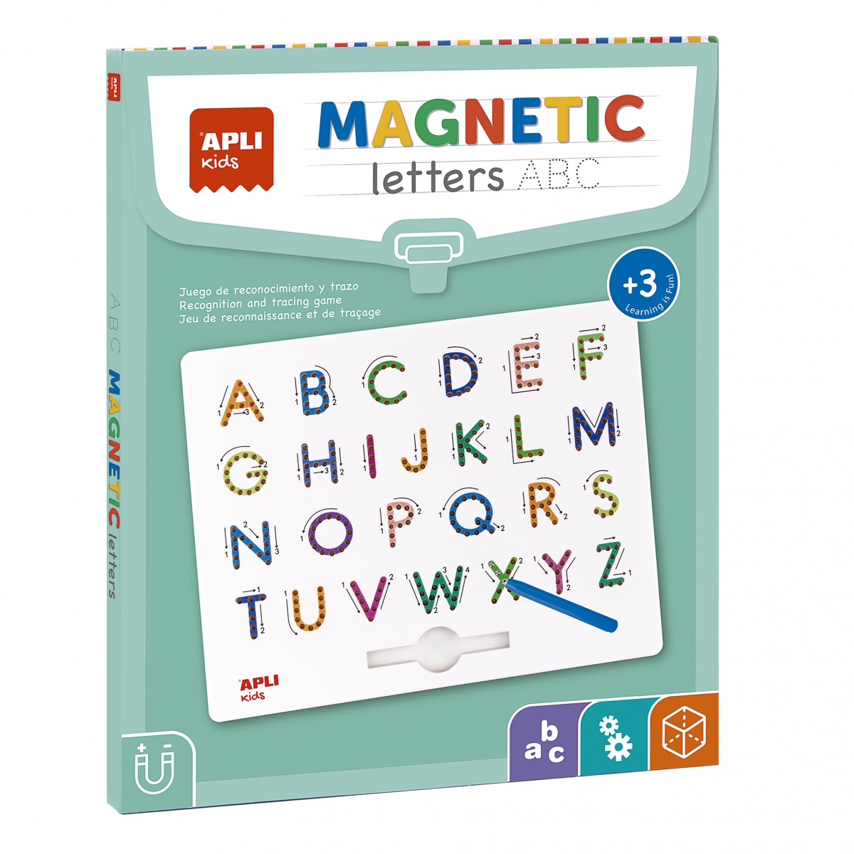 Magnetyczna tablica Literki ABC | Apli Kids