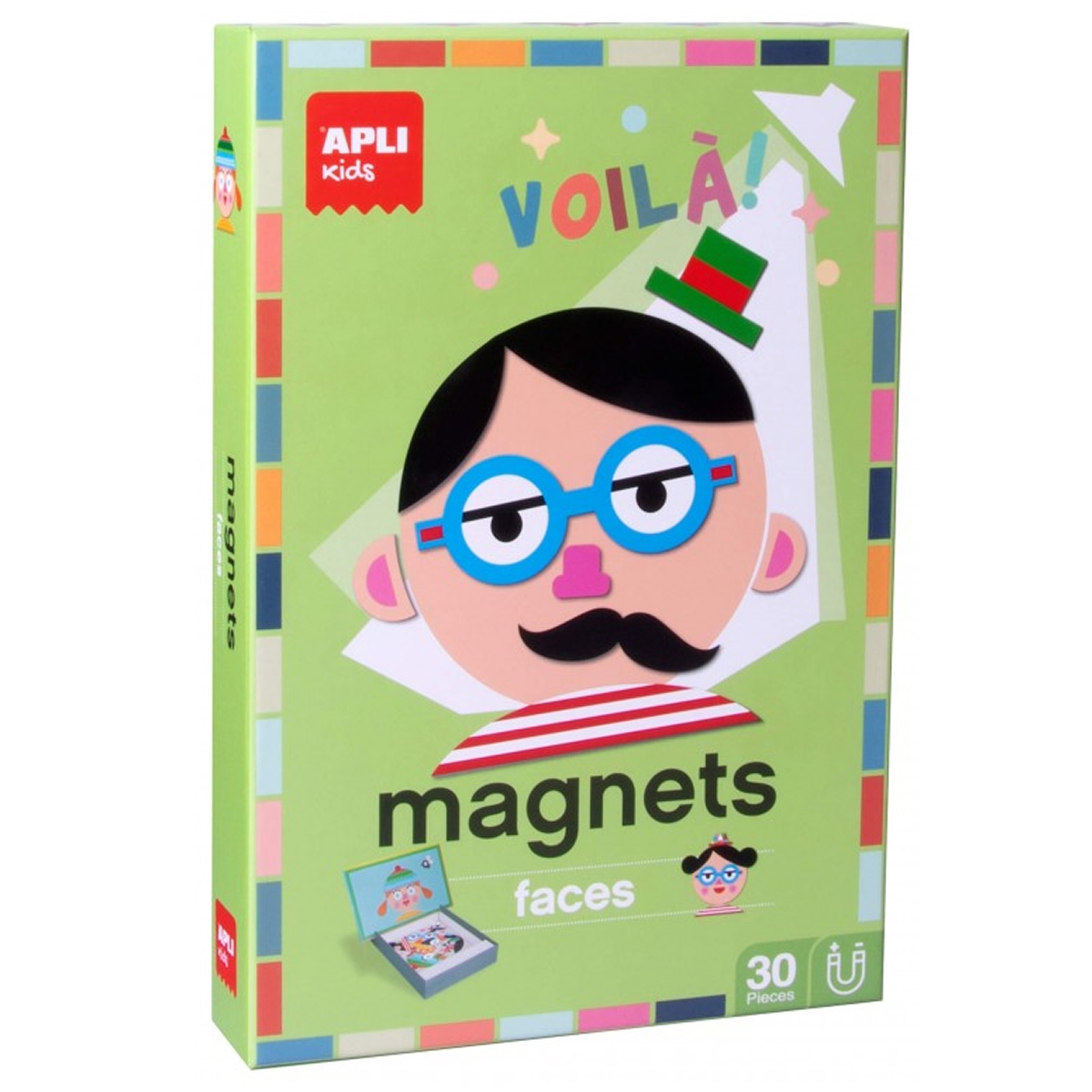 Magnetyczna układanka Twarze | Apli Kids