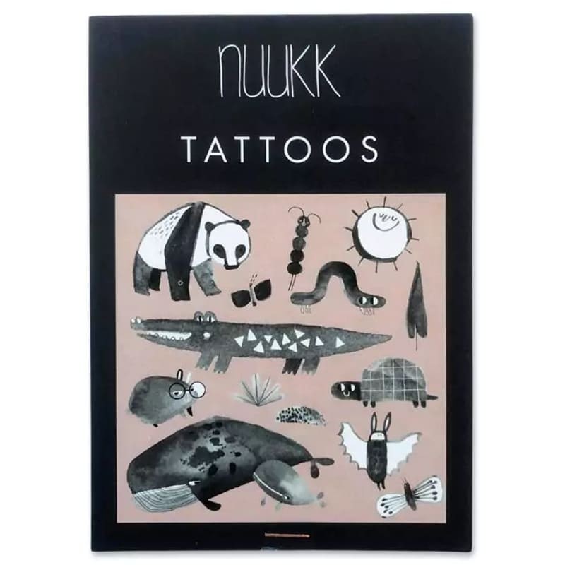 Wegańskie tatuaże dla dzieci Crocodile & Friends Nuukk