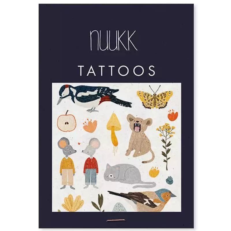 Wegańskie tatuaże dla dzieci WoodPecker Nuukk