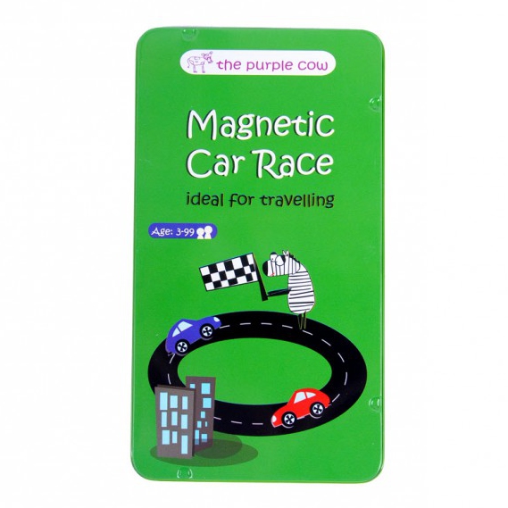 Podróżna gra magnetyczna - Wyścigi samochodowe | The Purple Cow