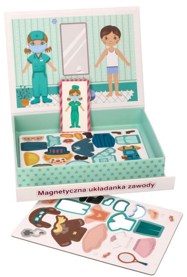 Układanka magnetyczna Zawody Adam Toys - obrazek 2