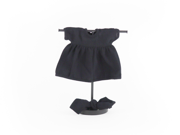 Komplet: Sukienka i Opaska Pin Up Black ROZMIAR 38 | Miniland