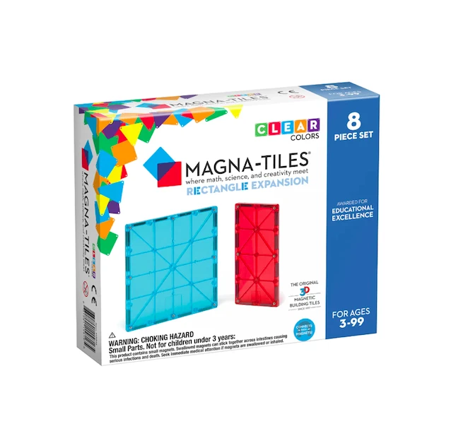 Klocki magnetyczne Rectangles 8 elementów Magna Tiles