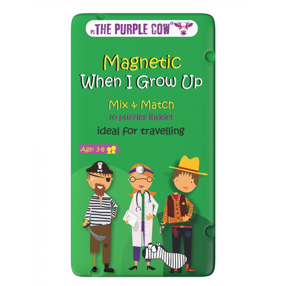 Podróżna układanka magnetyczna zawody -The Purple Cow