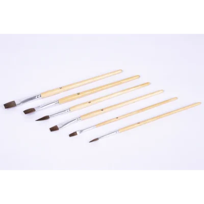 Zestaw drewnianych pędzli  Apli Kids