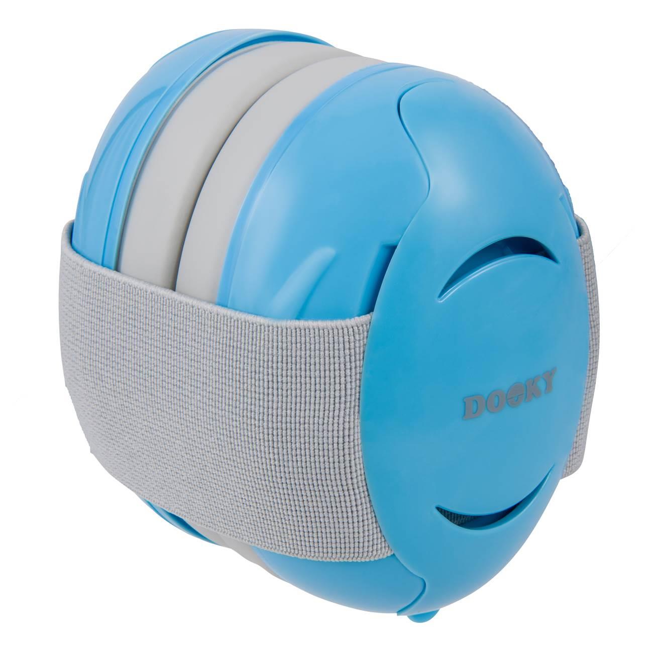 Słuchawki ochronne DOOKY Baby Earmuff blue 0-3 l - obrazek 2