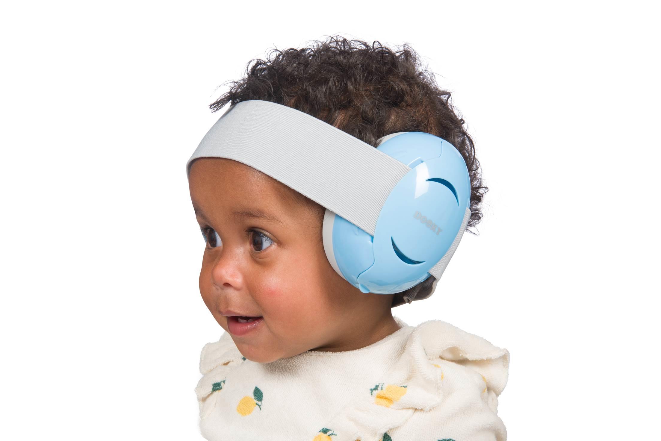 Słuchawki ochronne DOOKY Baby Earmuff blue 0-3 l