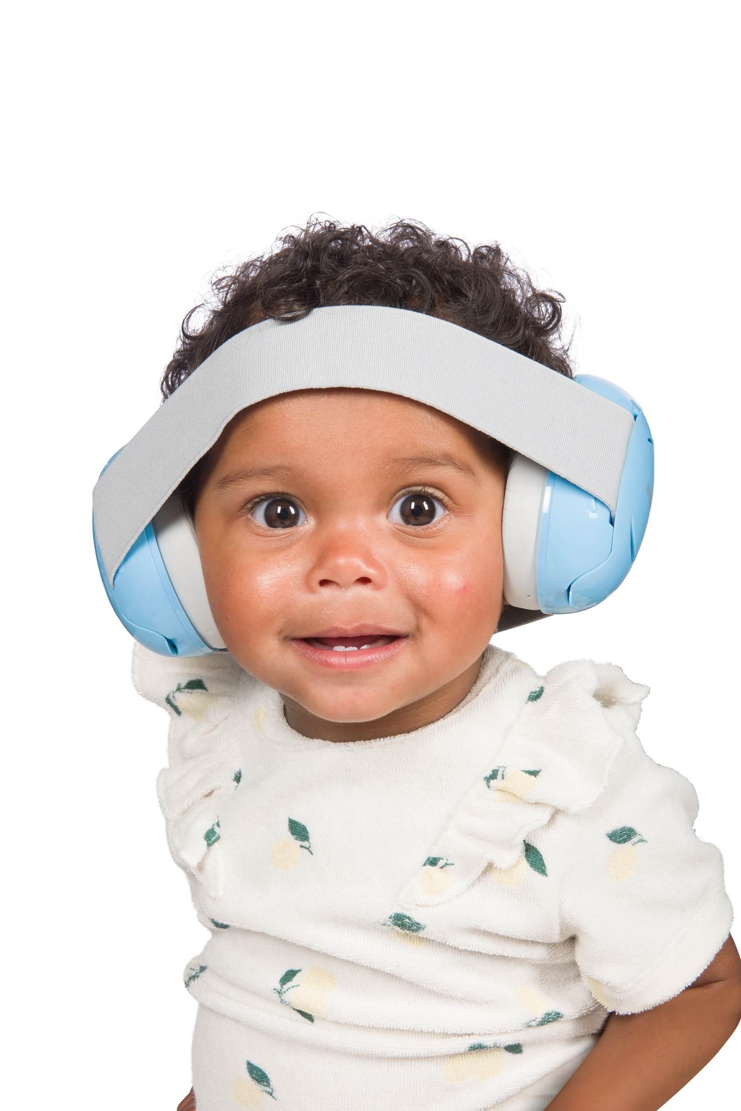 Słuchawki ochronne DOOKY Baby Earmuff blue 0-3 l - obrazek 3