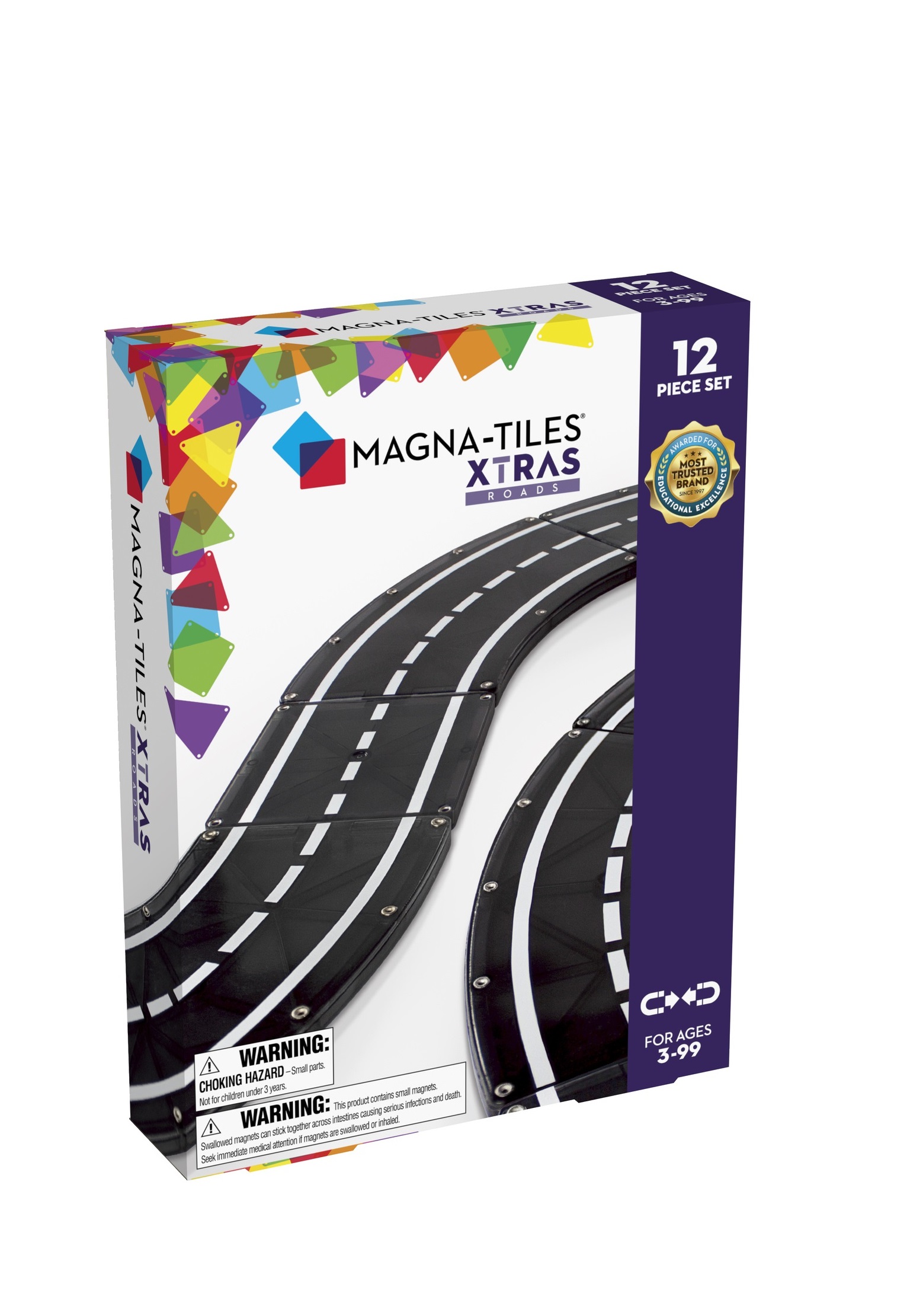 Magnetyczna droga 12 el. Magna Tiles