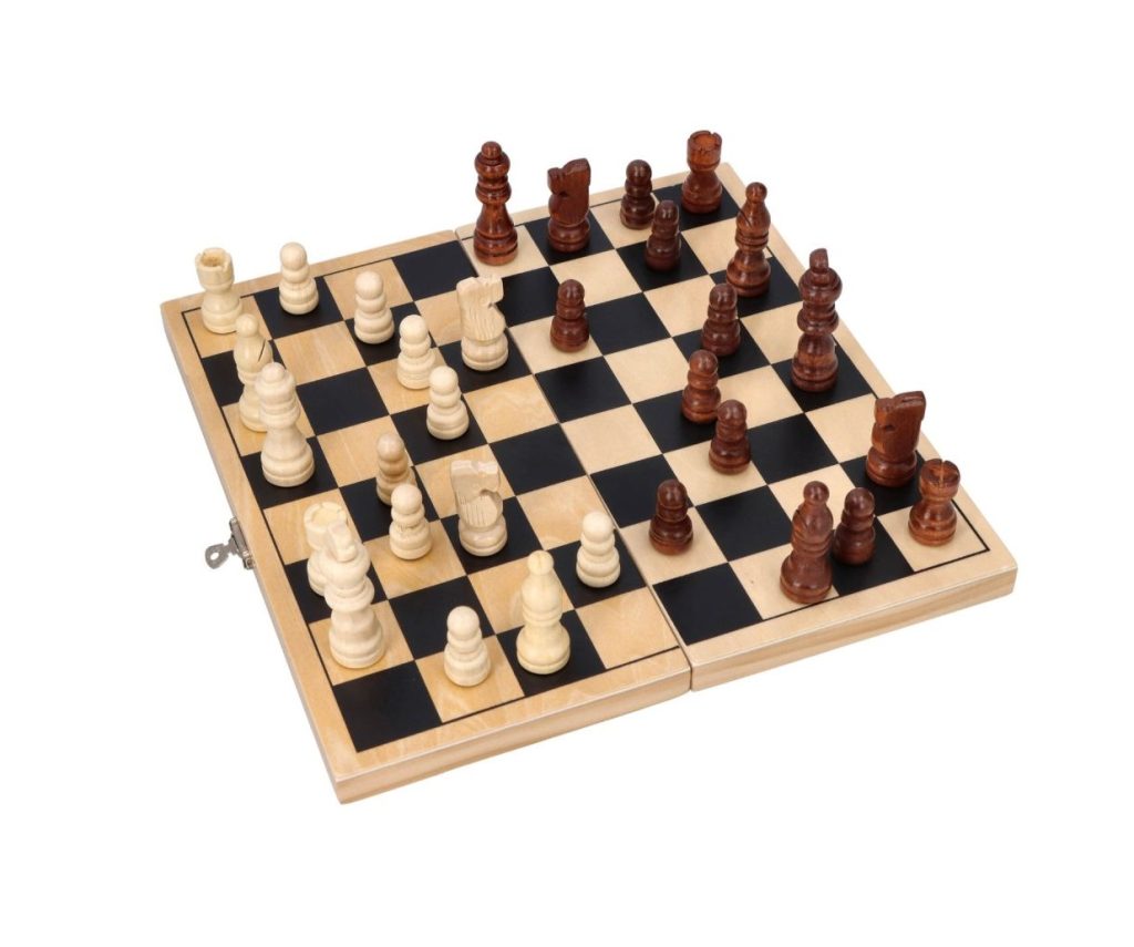 Drewniane szachy małe | Goki