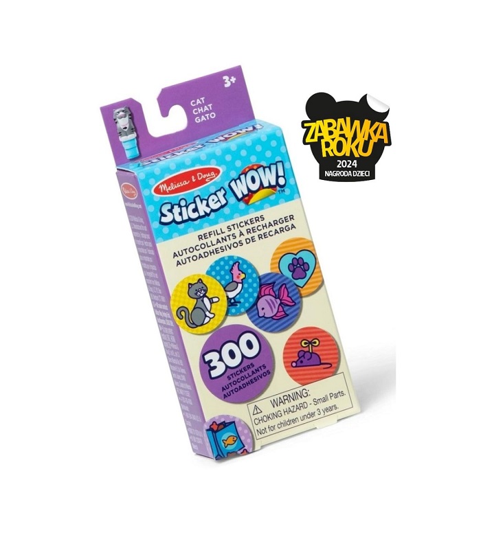 Sticker WOW Kotek - wkład z naklejkami | Melissa & Doug