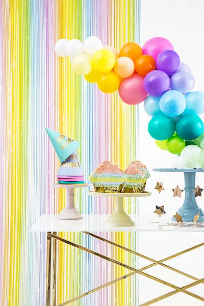 Kurtyna Party Rainbow 100x195cm
